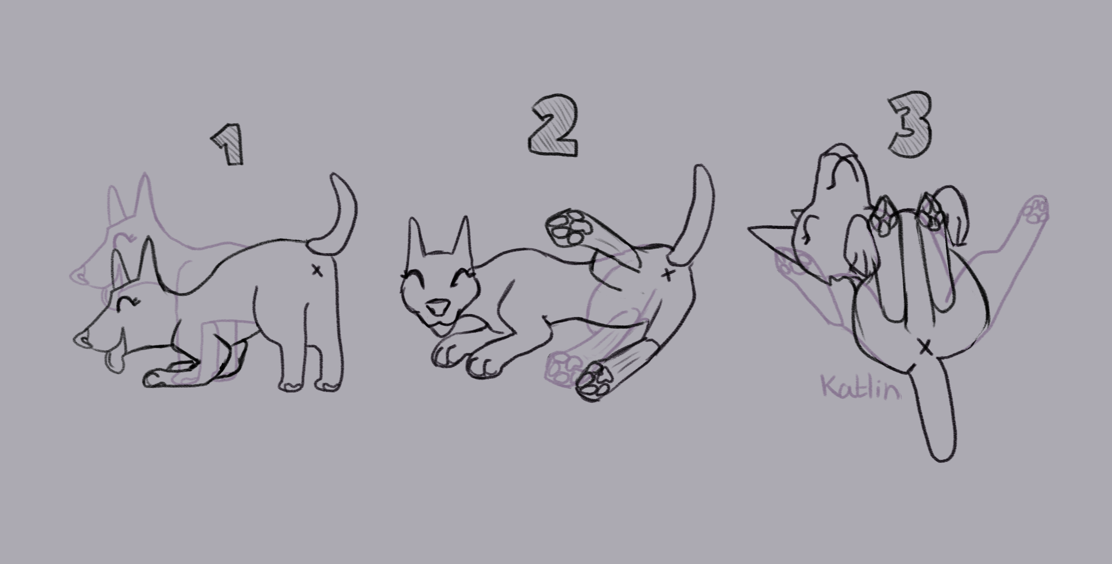 every single feral pose